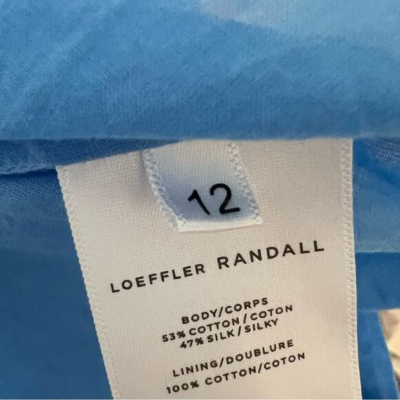 Loeffler Randall Yael Cornflower Gathered-Bodice Dress
Size 12 - Picture 7 of 9